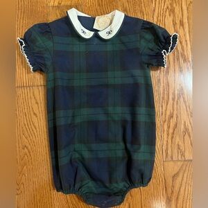 The Beaufort Bonnet Company Watch Plaid Bubble 6/12 month